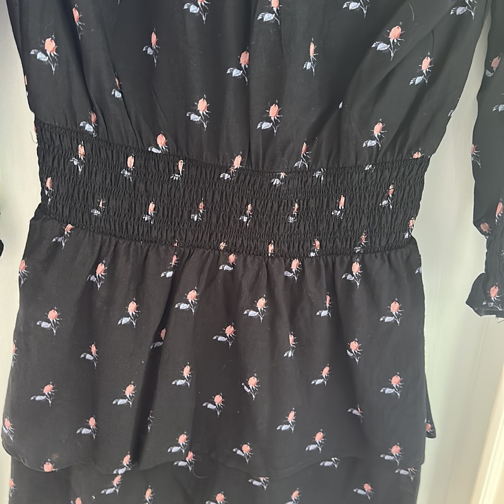 PAIGE Serrano Long Sleeve Fit & Flare Dress - Picture 8 of 8